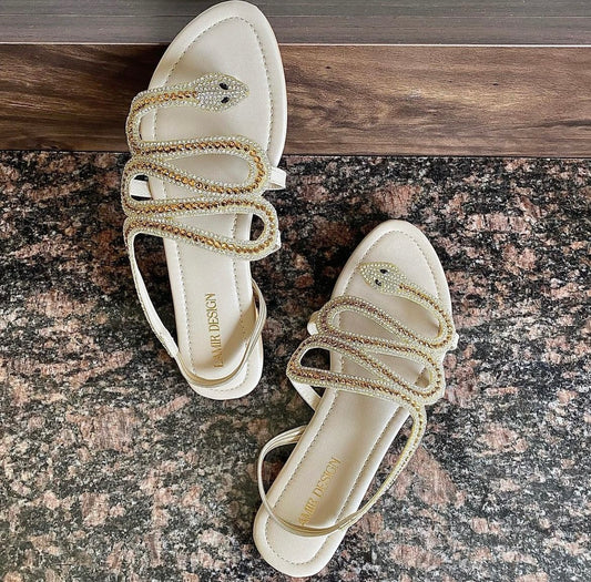 Mani Snake Slingbacks
