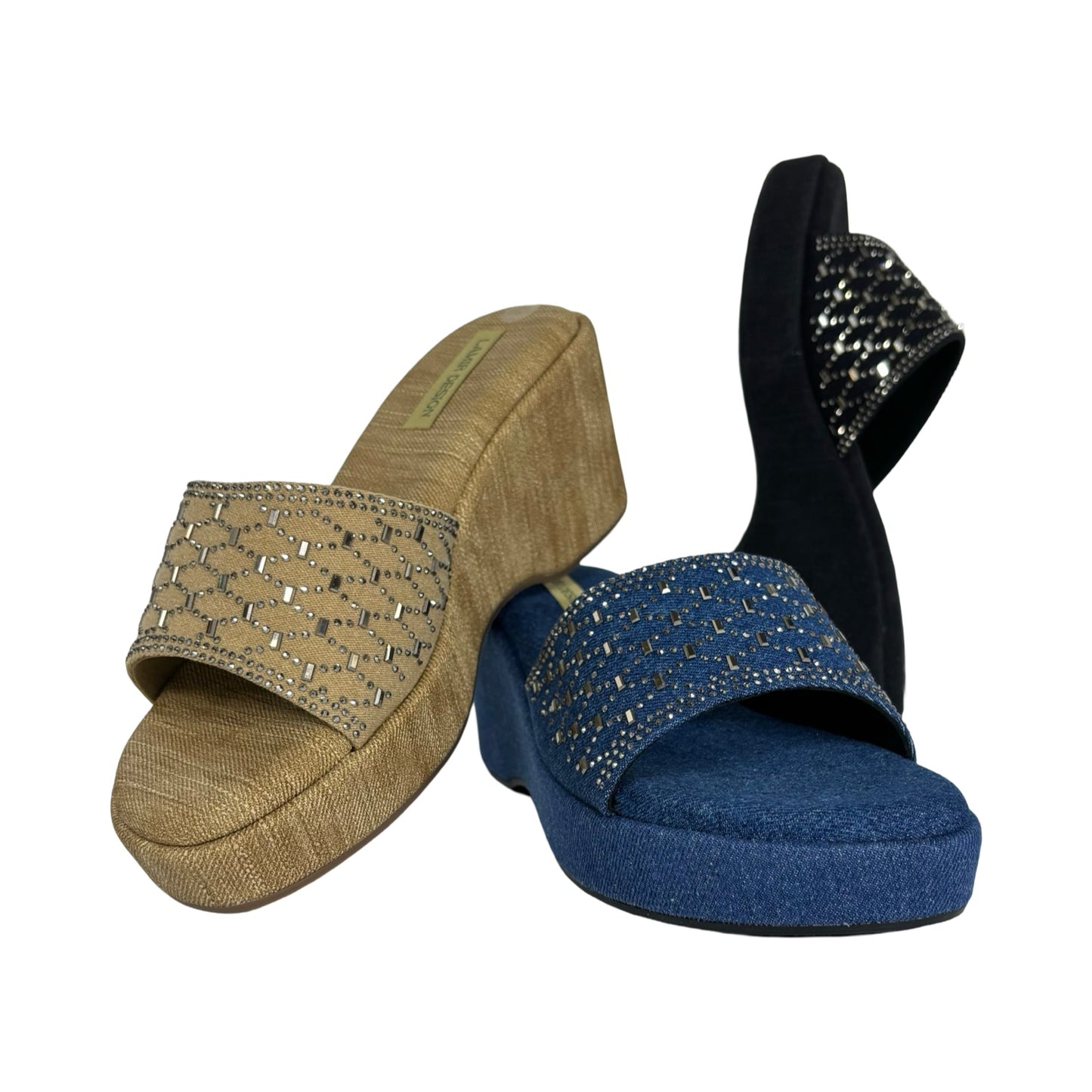 Daze Denim Platform Heels