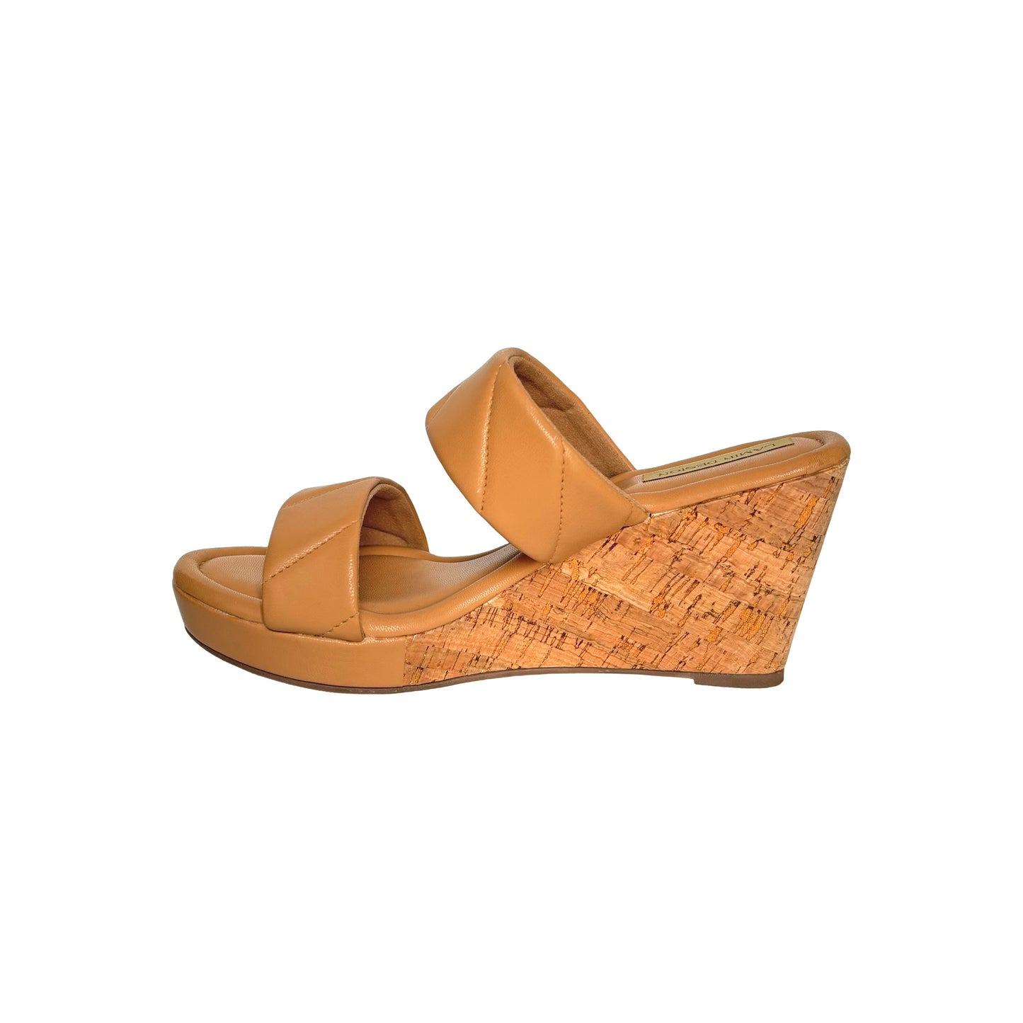Double Strap Cork Wedges