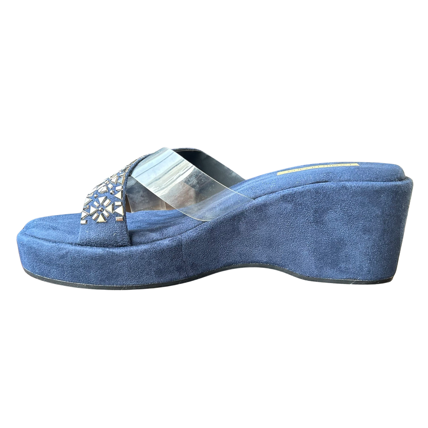 Sheen Mirror Studded Platforms